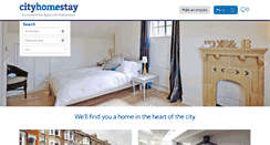 Desktop Screenshot of cityhomestay.com